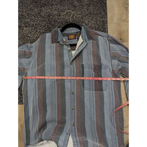 Vintage Faded Glory Denim Button Up - Picture 4 of 5